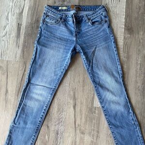 Low Rise Light Blue Skinny Jeans